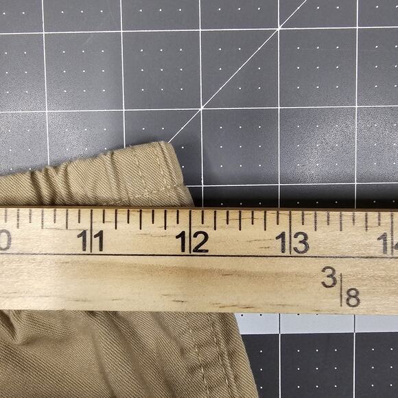 Polo Ralph Lauren Shorts Boys 10 Khaki Chino Tan Elastic Waist Drawstring Preppy - Picture 7 of 7